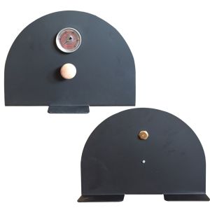 Utomhusugn - fristående metalldörr