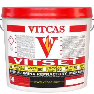 Vitset 85- Eldfast bruk färdigblandat