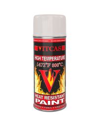Värmebeständig sprayfärg - kräm/beige 800 °C