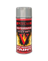 Värmebeständig sprayfärg - silver 800 °C