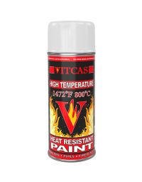 Värmebeständig sprayfärg - vit 800 °C