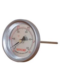 Sondtermometer för pizzaugn 0–500 °C